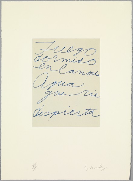 Octavio Paz – Cy Twombly